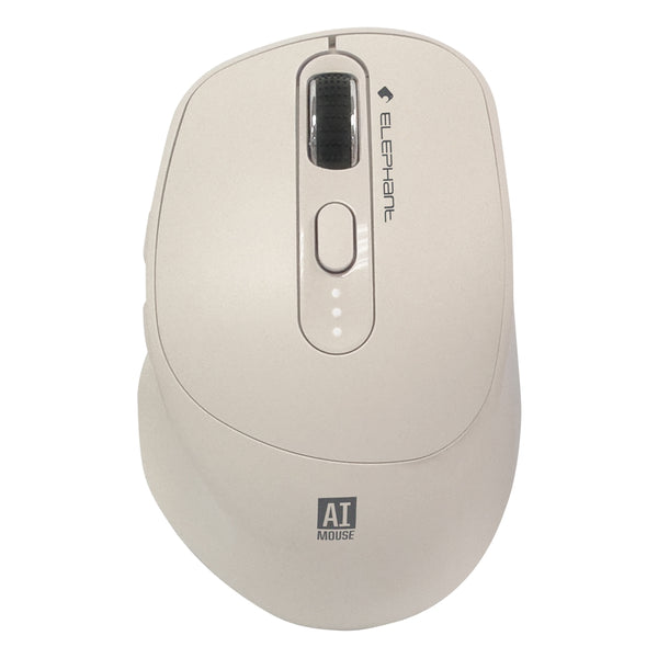 Elephant E-M528 (Ivory White) AI Intelligent Voice Input Dual-band Wireless Mouse (1-year warranty) 