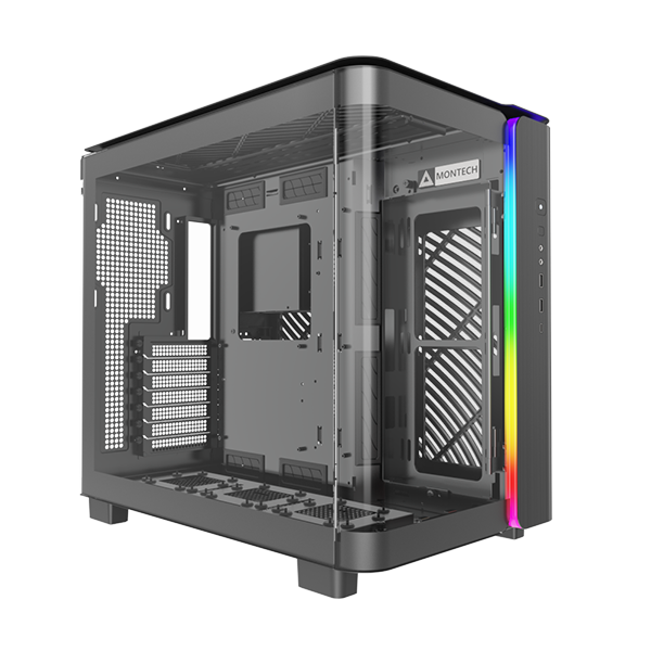 MONTECH KING 95 Black Tempered Glass ATX Case MO-CA-KING95-BK