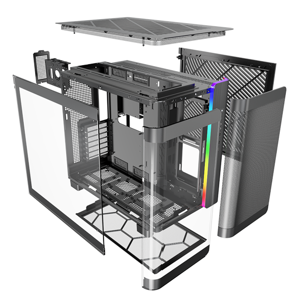 MONTECH KING 95 Black Tempered Glass ATX Case MO-CA-KING95-BK