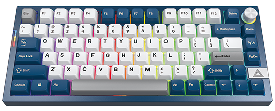MONTECH MKey PRO 75% Freedom City Wireless Keyboard-Yellow Switch MO-KB-MKPRO75-WRL-FREE-YEL 