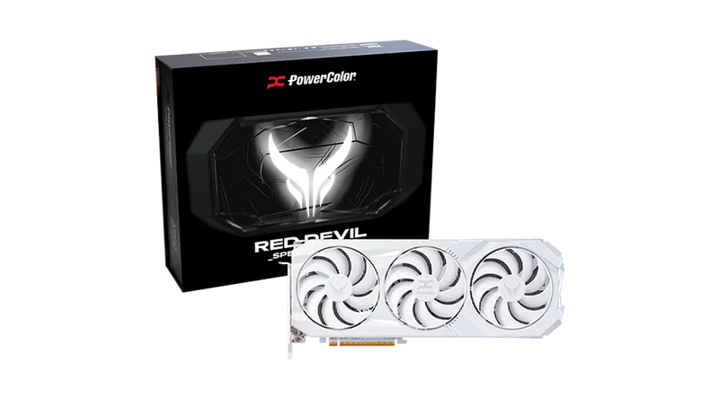 (預訂) POWERCOLOR Radeon RX 9070 XT RED DEVIL SPECTRAL WHITE 16GB GDDR6 (RX9070XT-RED-DEVIL-SPECTRAL-WHITE-16GD6)