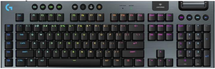 Logitech G915 X Lightspeed 無線 RGB 機械電競鍵盤 - Black 黑色 英文 - Linear 920-012699 原裝行貨