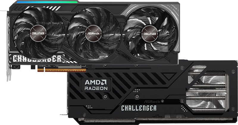 ASRock Radeon RX 9070 Challenger 16GB GDDR6 ASRock Radeon RX 9070 Challenger 16GB GDDR6