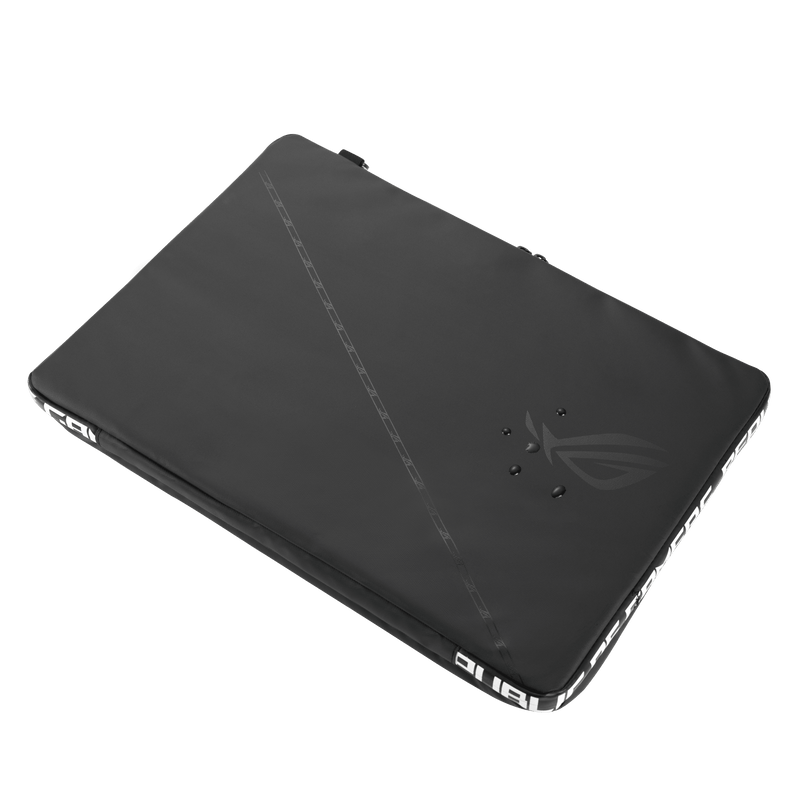 ASUS ROG Ranger 16" 便攜護套具備防潑水外表材質與防水拉鍊 - BS1600 ROG RANGER SLEEVE/16