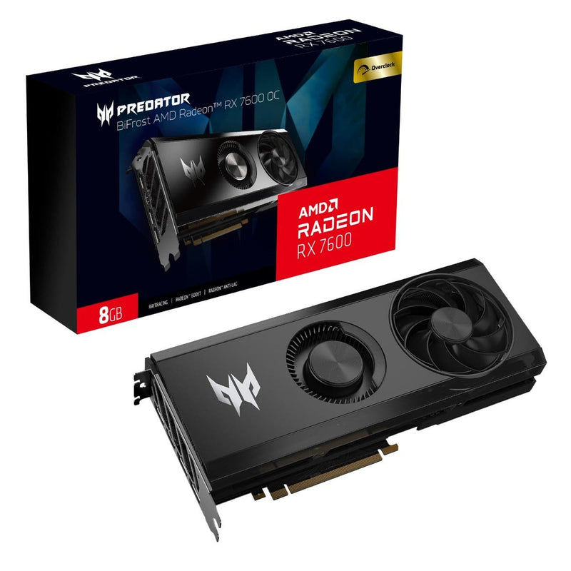 Acer Predator BiFrost Radeon RX 7600 OC 8GB GDDR6 (APBF-ARX7600-8G-OC)