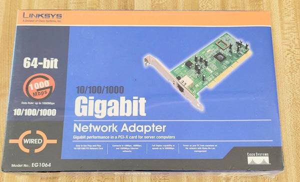 Cisco-Linksys EG1064 Instant Gigabit Network Adapter (64-bit, PCI-X)