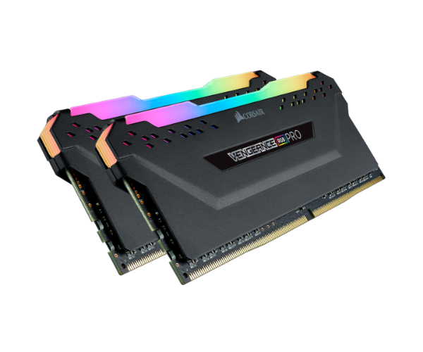 CORSAIR 32GB Kit (2x16GB) VENGEANCE RGB PRO CMW32GX4M2D3600C18 DDR4 3600MHz Memory 