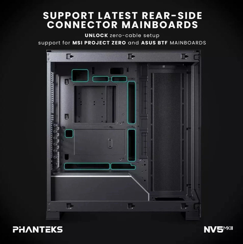 Phanteks NV5 MKII Black Black Mid-Tower Case PH-NV523TG_DBK02 