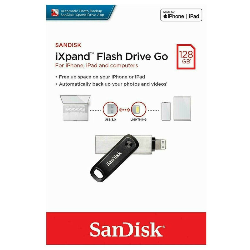 SanDisk 128GB iXpand Flash Drive Go for iPhone (USB-A and Lightning) 雙用隨身碟 SDIX60N-128G-GN6NE 772-4234