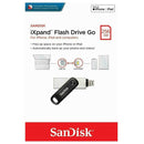 SanDisk 256GB iXpand Go Flash Drive 隨身碟 (USB 3.0) SDIX60N-256G-GN6NE 772-4235