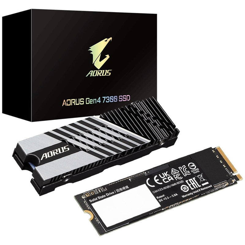 GIGABYTE 1TB AORUS Gen4 7300 w/Heatsink GP-AG4731TB M.2 2280 PCIe Gen4 x4 SSD