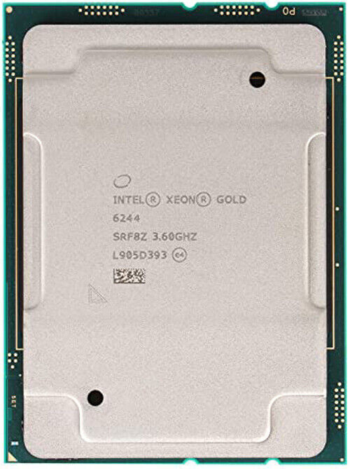 Intel Xeon Gold 6244 Tray Processor 8C 16T, 24.75M Cache, 3.60 GHz, FCLGA3647