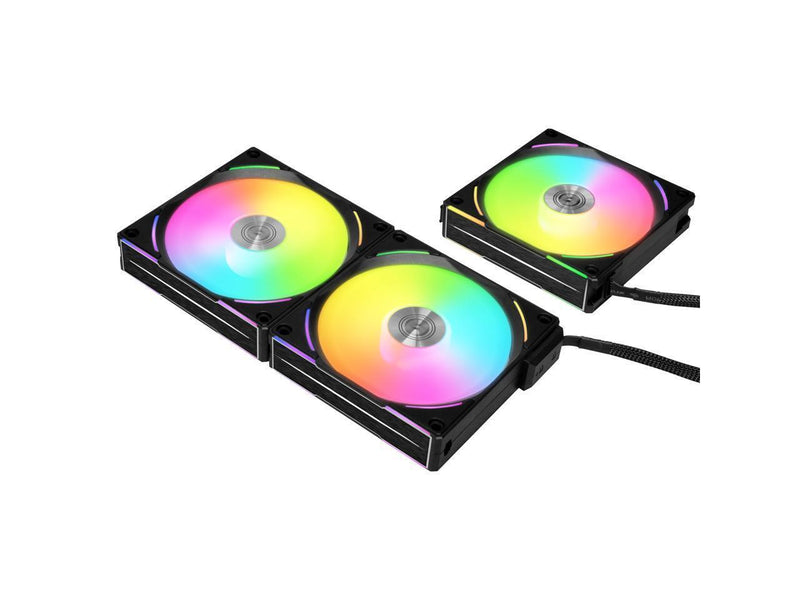 LIAN LI UNI Fan AL120 V2 RGB 3 x Fan Kit (三隻裝) 12cm Case Fan UF-AL120V2-3B