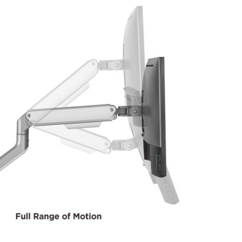Brateck LDT63-C024GL (17"-32") 2-9kg VESA 75/100 雙顯示器機械彈簧式電競顯示器支架