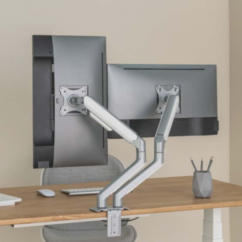 Brateck LDT63-C024GL (17"-32") 2-9kg VESA 75/100 雙顯示器機械彈簧式電競顯示器支架