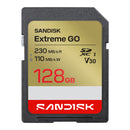 SanDisk 128GB Extreme Go SD Card (CL10 V30 UHS-I U3 4K UHD 230MB/s) SDSDXGN-128G-GNCIN 772-4806
