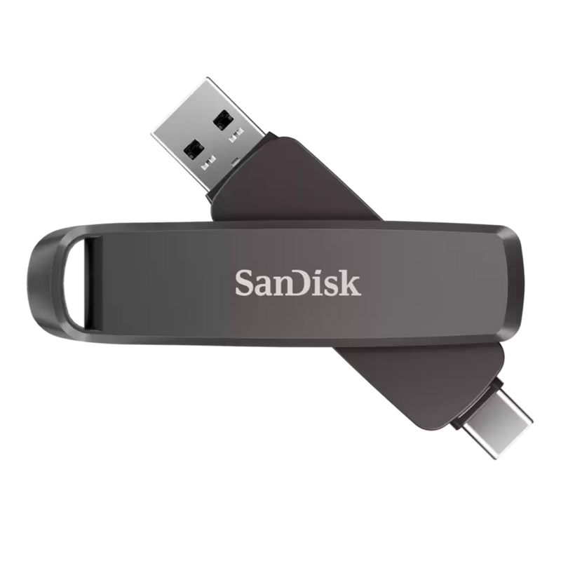 SanDisk 2TB E1 Extreme Pro Dual (Type-C / Type-A) USB 3.2 Gen 2 Solid State Flash Drive (SDDDE1-2T00-G46)