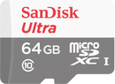 SanDisk 64GB Ultra microSD (CL10 UHS-I Full HD 100MB/s) SDSQUNR-64G-GN3MN 772-4366