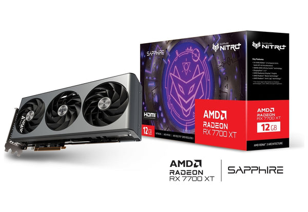 SAPPhIRE NITRO+ AMD Radeon RX 7700 XT GAMING OC 12GB GDDR6 RX7700XT-NITRO+12GD6OC