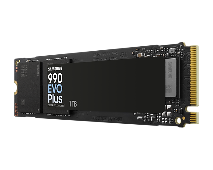 Samsung 1TB 990 EVO Plus MZ-V9S1T0BW M.2 2280 PCIe 4.0 x4 / 5.0 x2 NVMe 2.0 SSD 