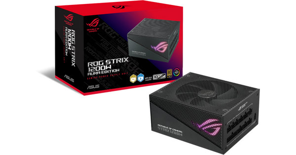 ASUS 1200W ROG-STRIX-1200G-AURA-GAMING ATX 3.0 80Plus Gold Full Modular Power Supply (PS-ARST12A)