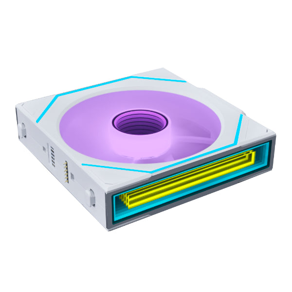 LIAN LI UNI FAN SL-INF Wireless Reverse Blade 反葉 120mm Case Fan - WHITE (12RSLIN1W1W)