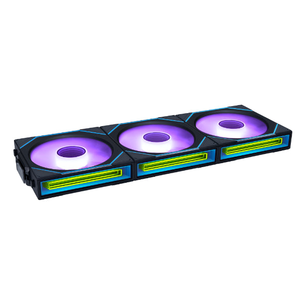 LIAN LI UNI FAN SL-INF Wireless Reverse Blade 反葉 120mm (3 in 1) Case Fan - BLACK (12RSLIN1W3B)
