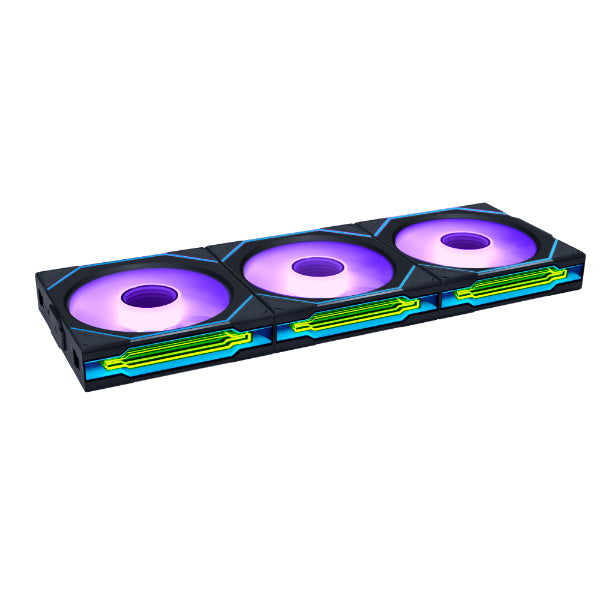 LIAN LI UNI FAN SL-INF Wireless 120mm (3 in 1) Case Fan - BLACK (12SLIN1W3B)
