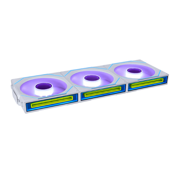 LIAN LI UNI FAN SL-INF Wireless Reverse Blade 反葉 120mm (3 in 1) Case Fan - WHITE (12RSLIN1W3W)