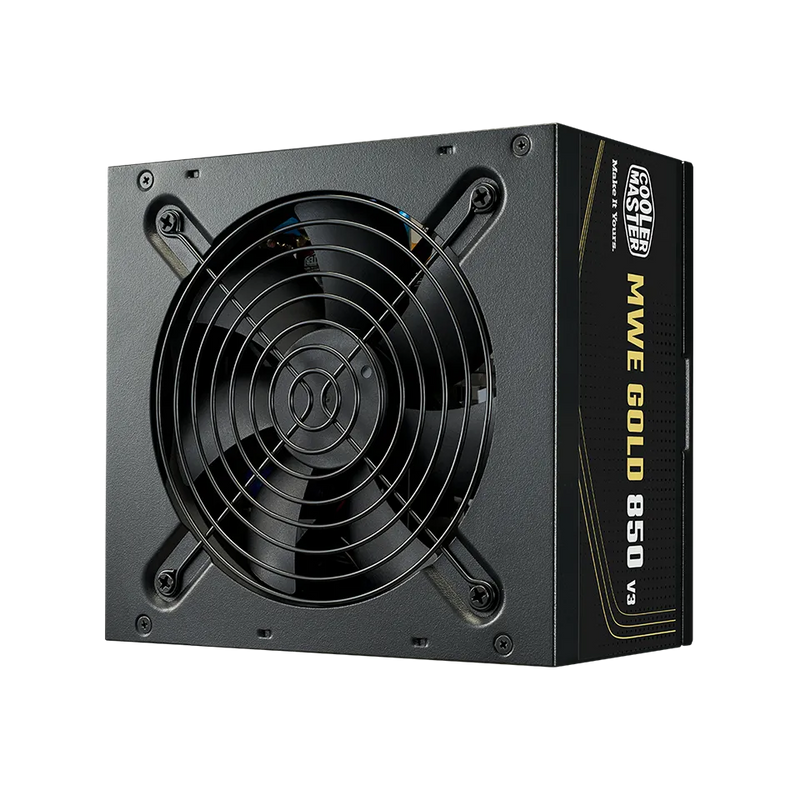 Cooler Master 850W MWE Gold V3 ATX 3.1 80Plus Gold Power Supply (MPE-8506-ACAG-BUK)