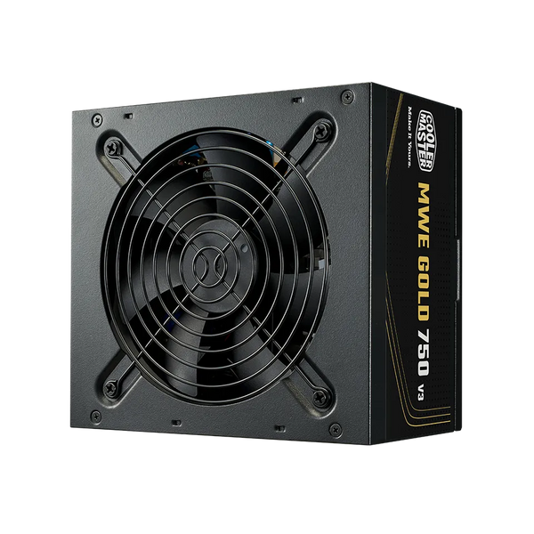 Cooler Master 750W MWE Gold V3 ATX 3.1 80Plus Gold Power Supply (MPE-7506-ACAG-BUK)