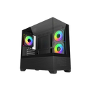 Cooler Master Elite 490 Black 黑色 MATX Case (E490-KHNN-S00) *預裝3把ARGB風扇