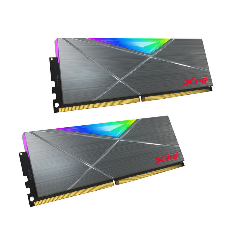 ADATA 16GB Kit (2x8GB) XPG SPECTRIX D50 Black AX4U32008G16A-DT50 RGB DDR4 3200MHz Memory 