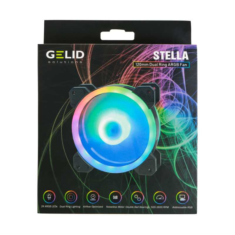 GELID Stella 12cm Dual Ring ARGB Fan
