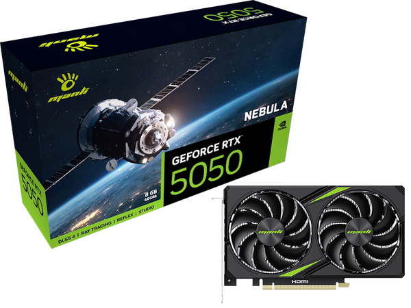 Manli GeForce RTX 5050 NEBULA X2 8GB GDDR6