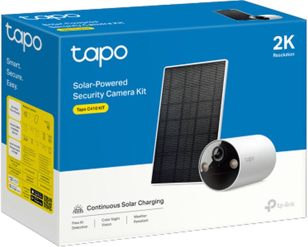 TP-Link Tapo C410 KIT Solar-Powered Security Camera Kit Smart Wireless Battery Security Camera Kit