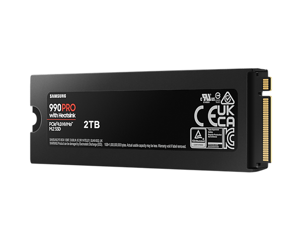 Samsung 2TB 990 PRO w/Heatsink MZ-V9P2T0CW M.2 2280 PCIe Gen4 x4 SSD ( Samsung 2TB 990 PRO w/Heatsink MZ-V9P2T0CW M.2 2280 PCIe Gen4 x4 SSD (