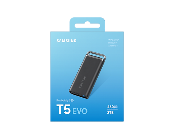 Samsung 2TB T5 EVO Portable SSD MU PH2T0S USB 3.2 Gen 1