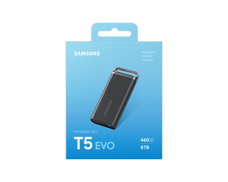 Samsung 8TB T5 EVO Portable SSD MU-PH8T0S USB 3.2 Gen 1