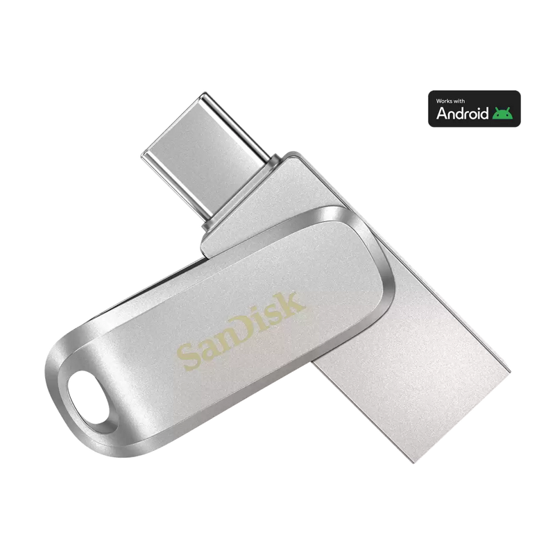 SanDisk 256GB Ultra Dual Drive Luxe Flash Drive 隨身碟 (USB 3.2 Gen 1 400MB/s) SDDDC4-256G-G46 772-4318