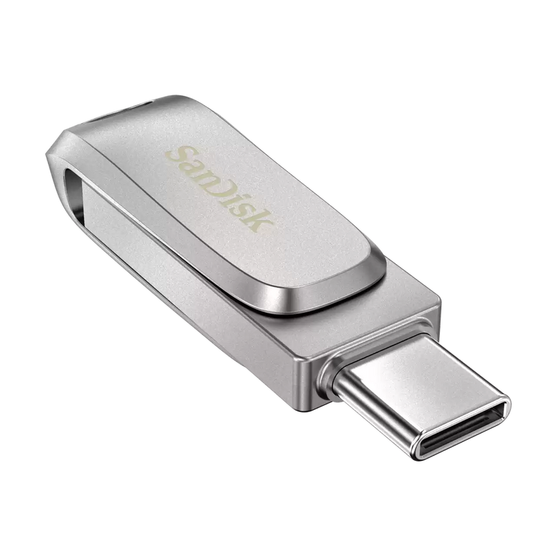SanDisk 128GB SanDisk Ultra Dual Drive Luxe USB Type-C (Type-C and Type-A) Aluminum Metal Dual Flash Drive SDDDC4-128G-G46 772-4317