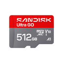 SanDisk 512GB Ultra Go microSD (CL10 UHS-I Full HD 190MB/s) SDSQUGN-512G-GN6MN 772-4777