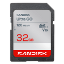 SanDisk 32GB Ultra Go SD Card (CL10 UHS-I Full HD 120MB/s) SDSDUGN-032G-GN6IN 772-4799