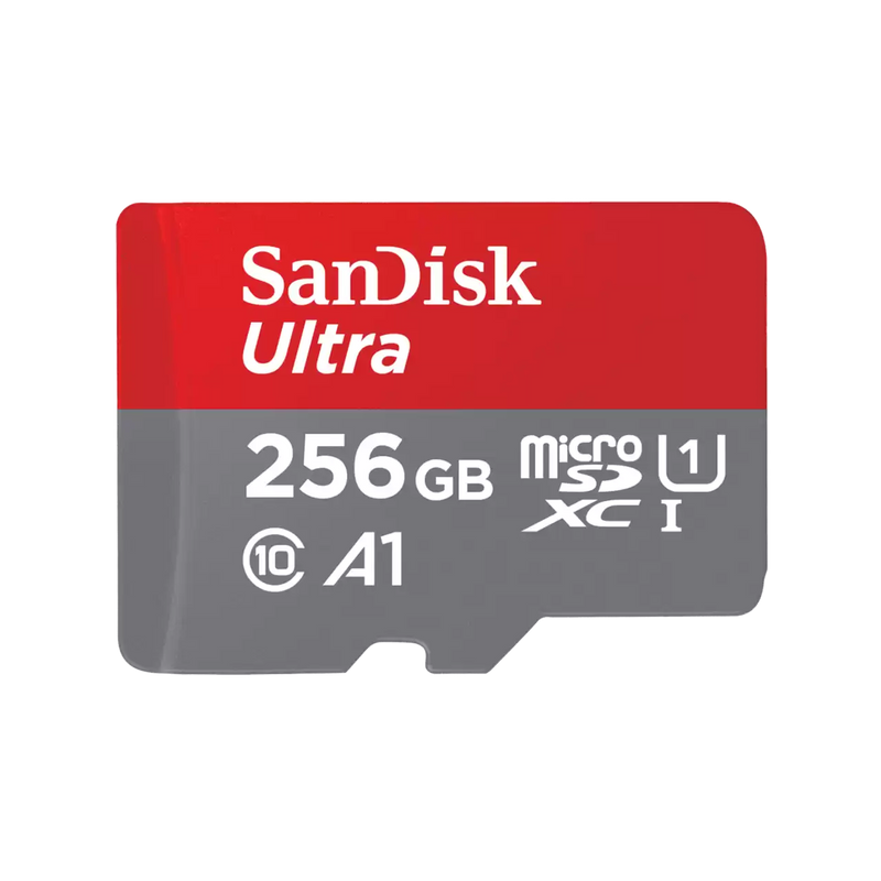 SanDisk 256GB Ultra microSDXC (A1, CL10, 150MB/s) SDSQUAC-256G-GN6MN 772-4560
