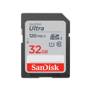 SanDisk 32GB Ultra SD Card (CL10 UHS-I Full HD 120MB/s) SDSDUN4-032G-GN6IN 772-4388