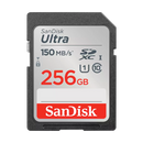SanDisk 256GB Ultra SD Card (CL10 UHS-I Full HD 150MB/s) SDSDUNC-256-GN6IN 772-4566