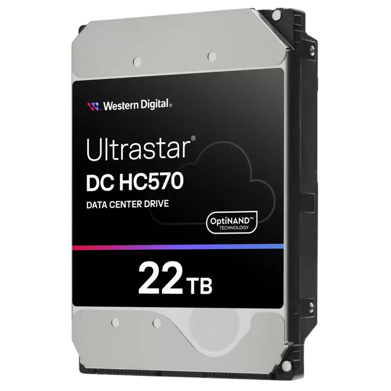 WD 22TB Ultrastar DC HC570 WUH722222ALE604 / 0F48155 Data Center Drive 3.5" SATA 7200rpm 512MB Cache HDD