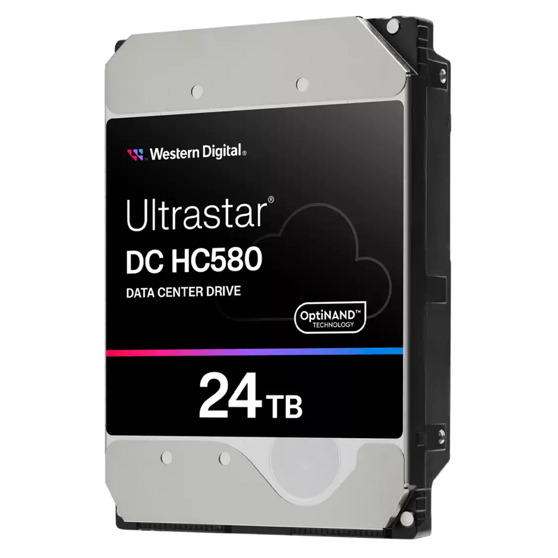 WD 24TB Ultrastar DC HC580 WUH722424ALE6L4 / 0F62796 Data Center Drive 3.5" SATA 7200rpm 512MB Cache HDD (HD-U7224TH)