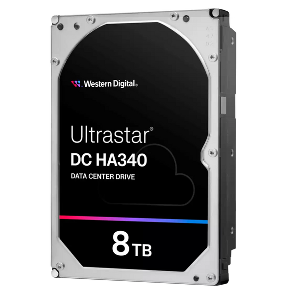 WD 8TB Ultrastar DC HA340 WUS721208BLE6L4 / 0B47078 Data Center Drive 3.5" SATA 7200rpm 256MB Cache HDD (HD-U738T)