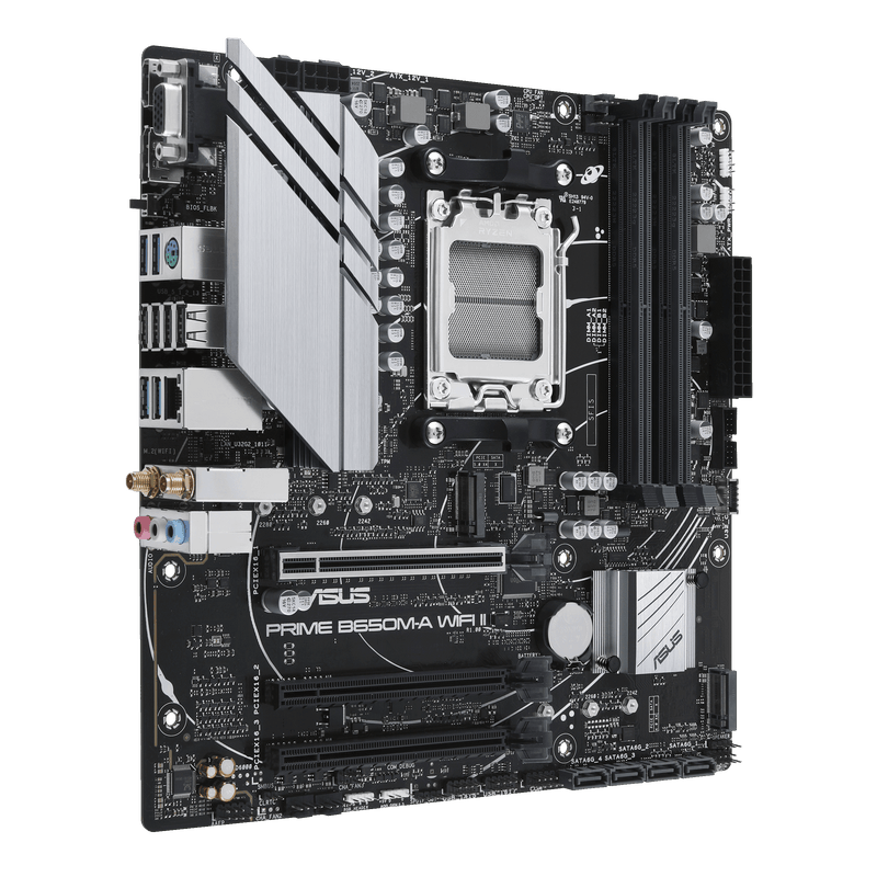 ASUS PRIME B650M-A WIFI II DDR5,Socket AM5 mATX Motherboard 